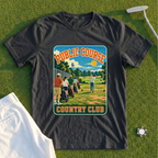 Public Course Country Club Travel Poster Tee