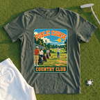 Public Course Country Club Travel Poster Tee