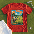 Public Course Country Club Travel Poster Tee