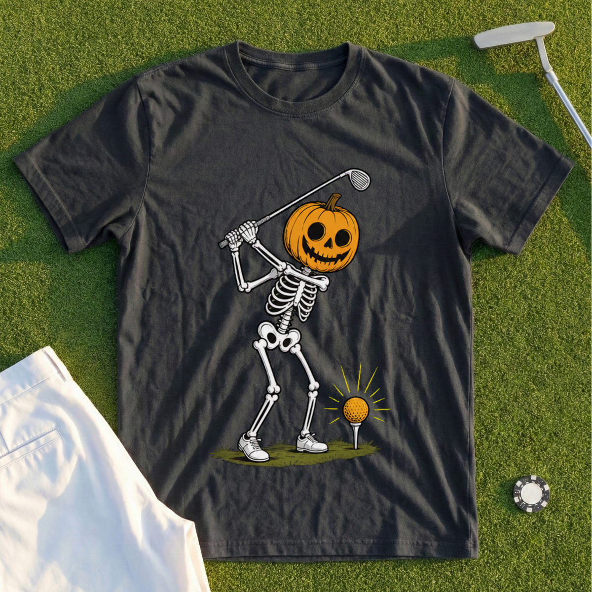 Pumpkin Head Swing Tee