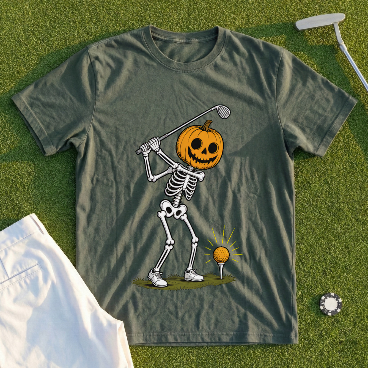 Pumpkin Head Swing Tee