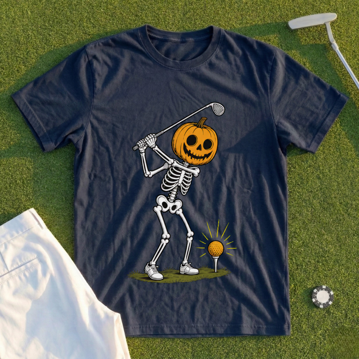 Pumpkin Head Swing Tee