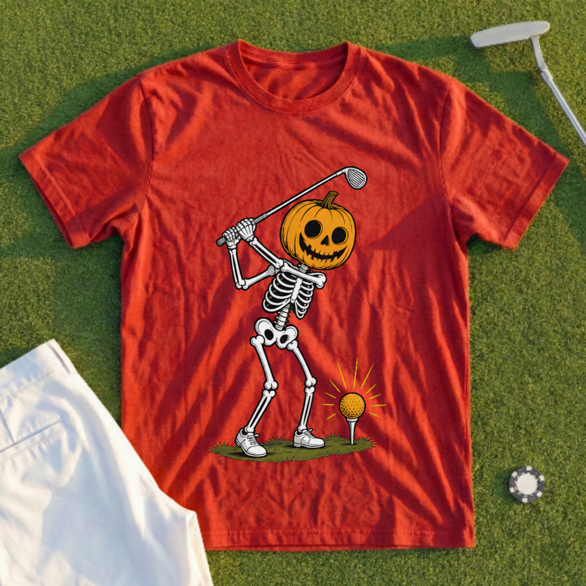 Pumpkin Head Swing Tee