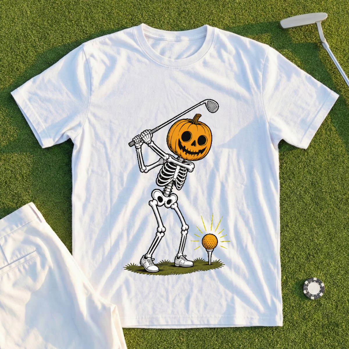 Pumpkin Head Swing Tee