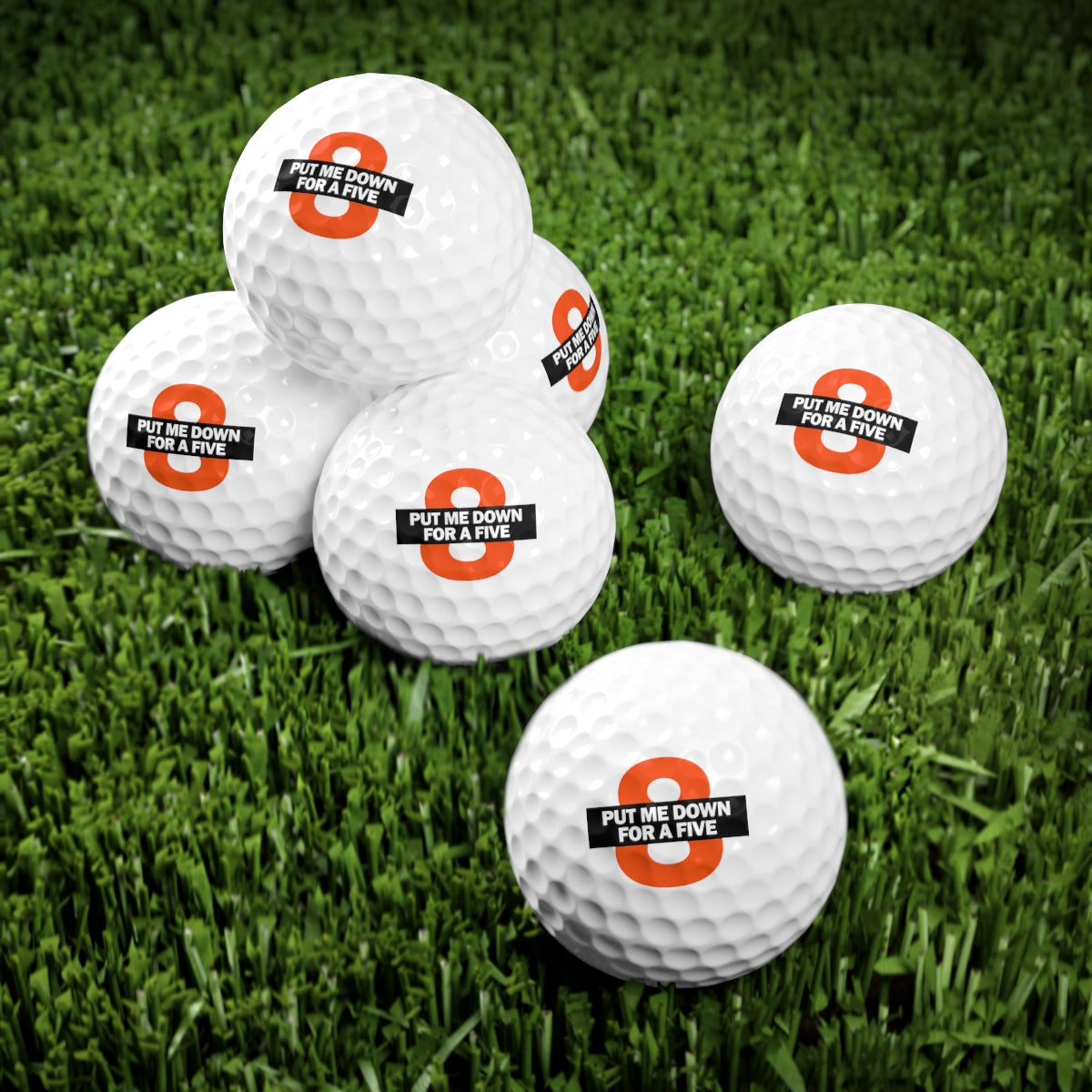 Put Me Down For a Five Golf Balls