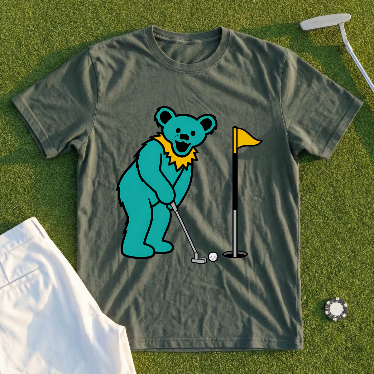 Putting Bear Tee