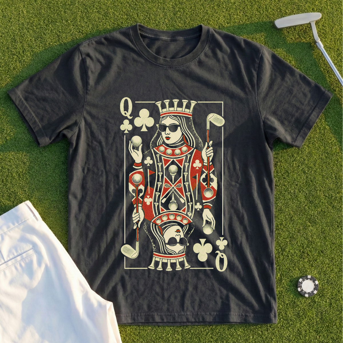 Queen Of Clubs Tee