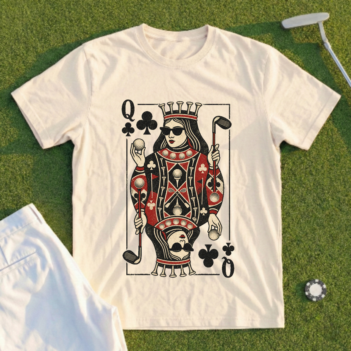 Queen Of Clubs Tee