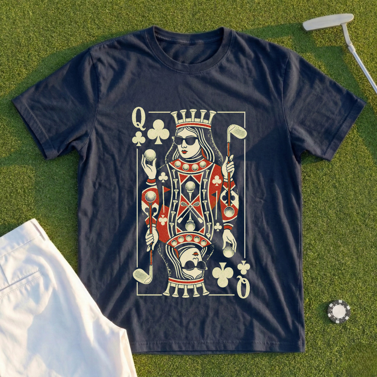 Queen Of Clubs Tee