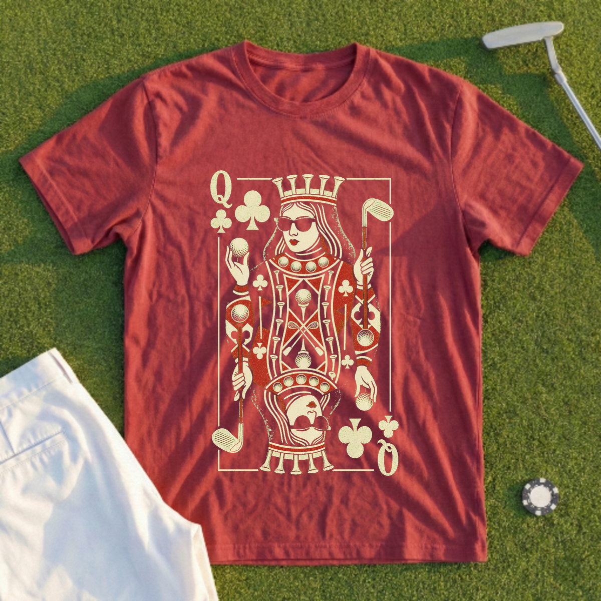 Queen Of Clubs Tee
