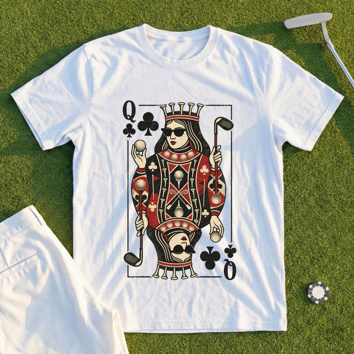 Queen Of Clubs Tee