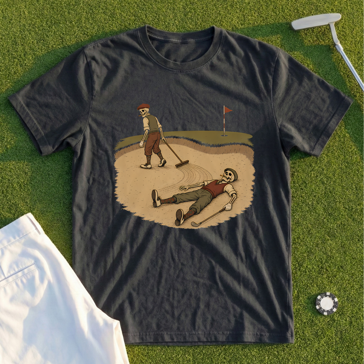 Raked And Left Tee