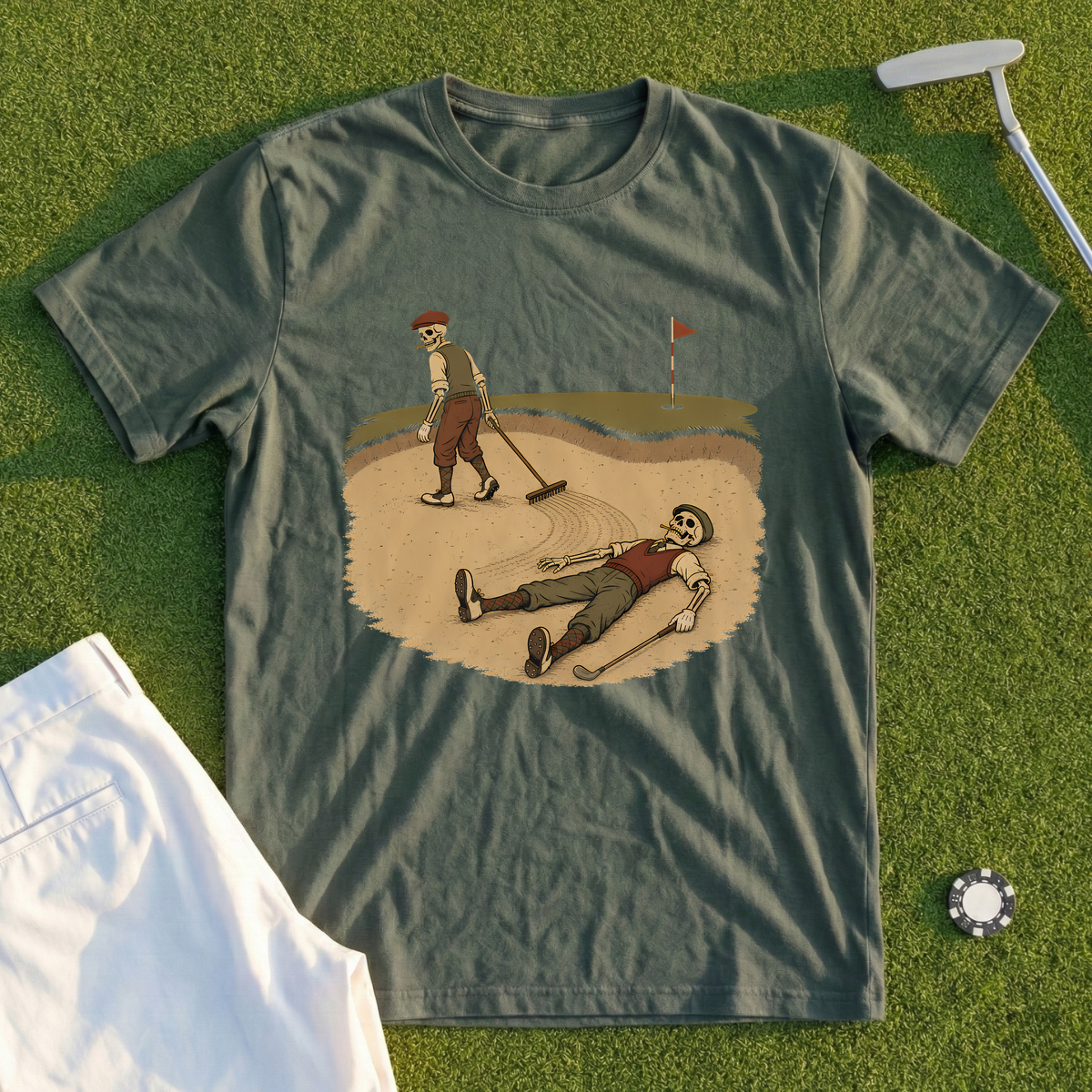 Raked And Left Tee