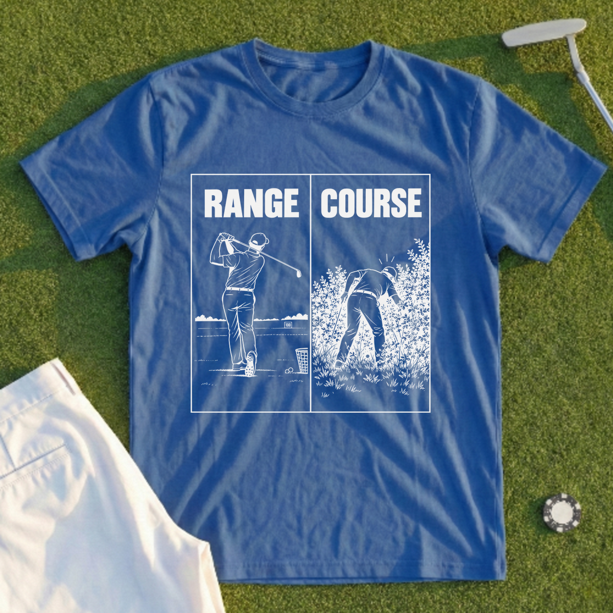 Range Vs Course Tee