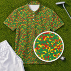 Rasta Camo Performance Print Polo