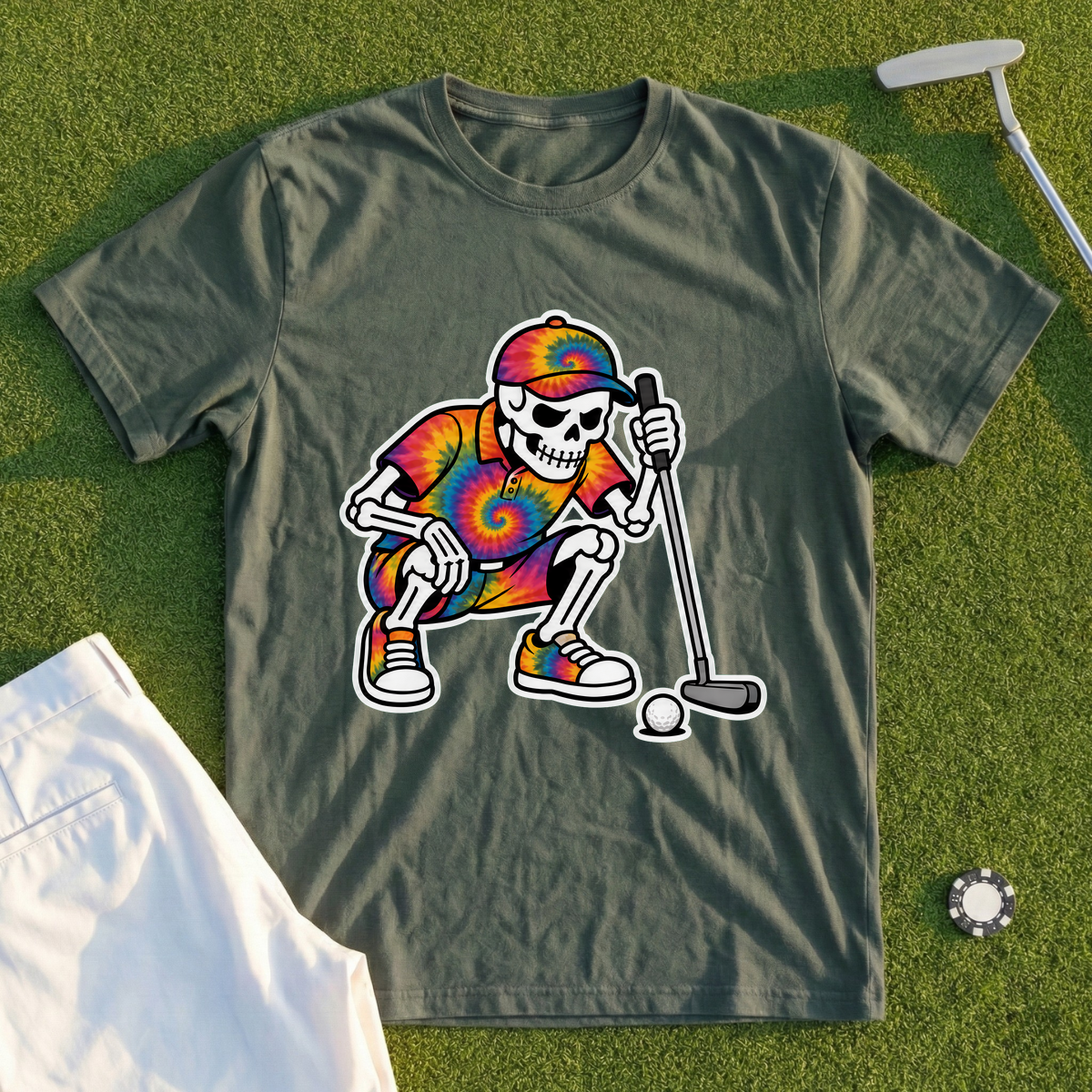 Reading The Green Skeleton Tee