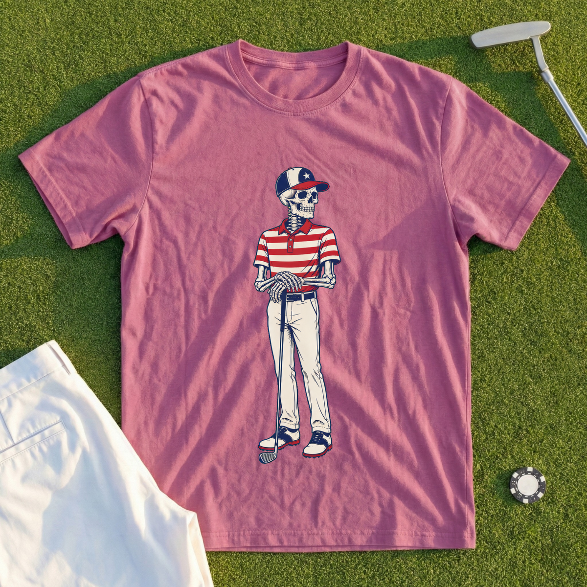 Red White And Bogey Tee