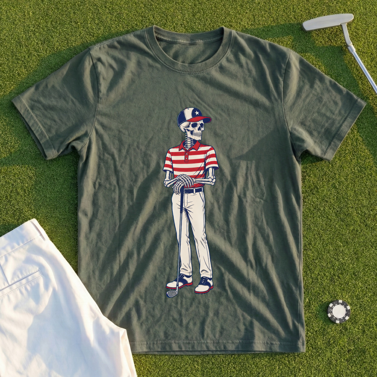 Red White And Bogey Tee