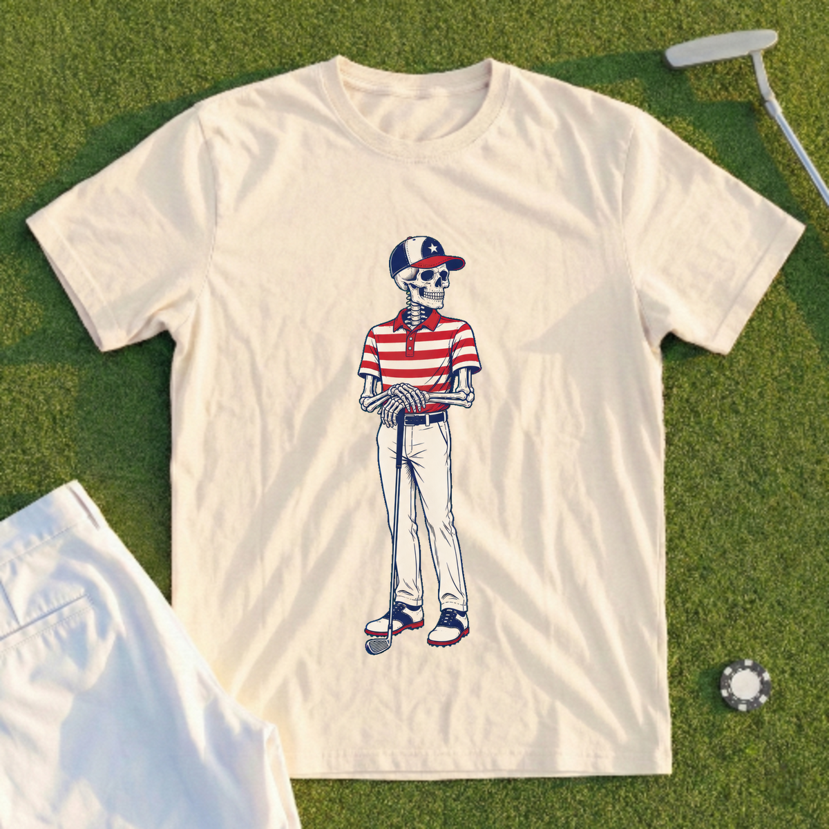 Red White And Bogey Tee
