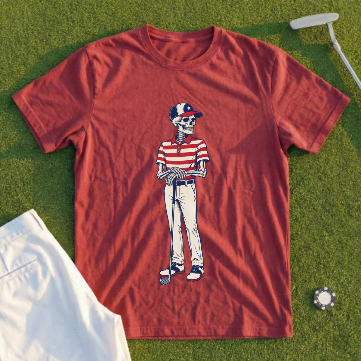 Red White And Bogey Tee