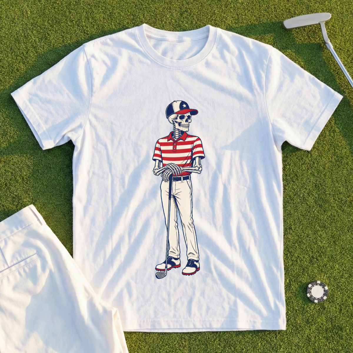 Red White And Bogey Tee