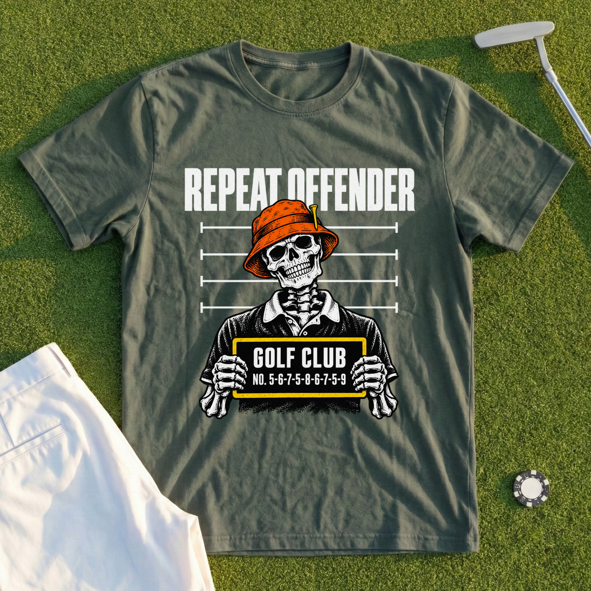 Repeat Offender Golf Club Tee