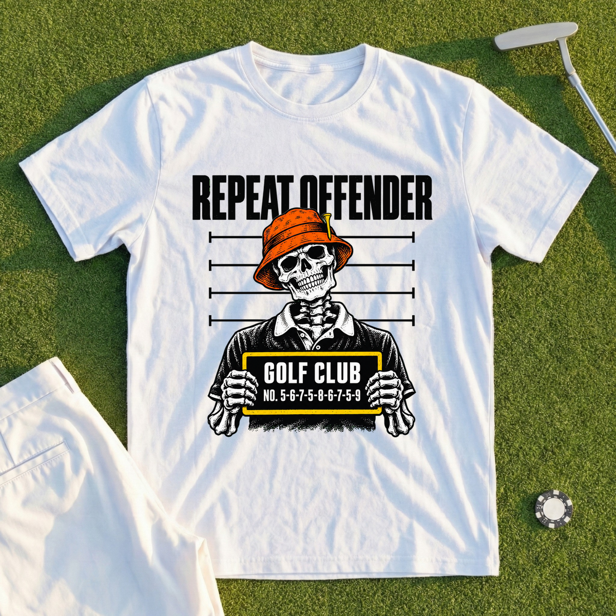Repeat Offender Golf Club Tee