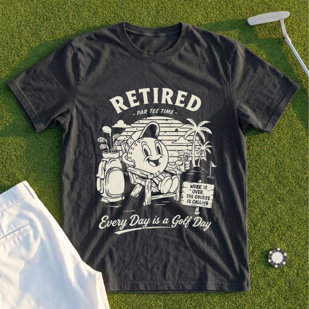Retired Par Tee Time Tee