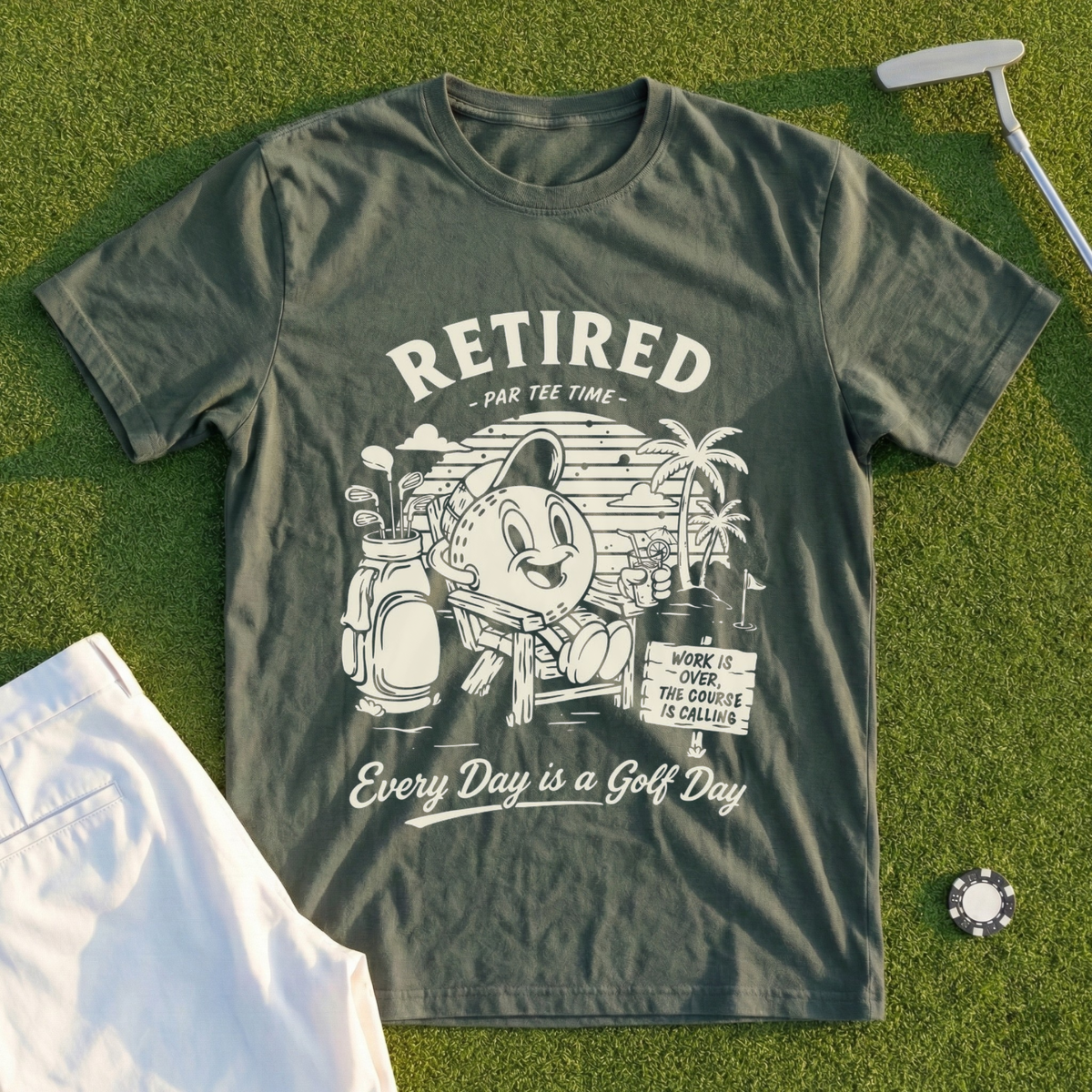 Retired Par Tee Time Tee