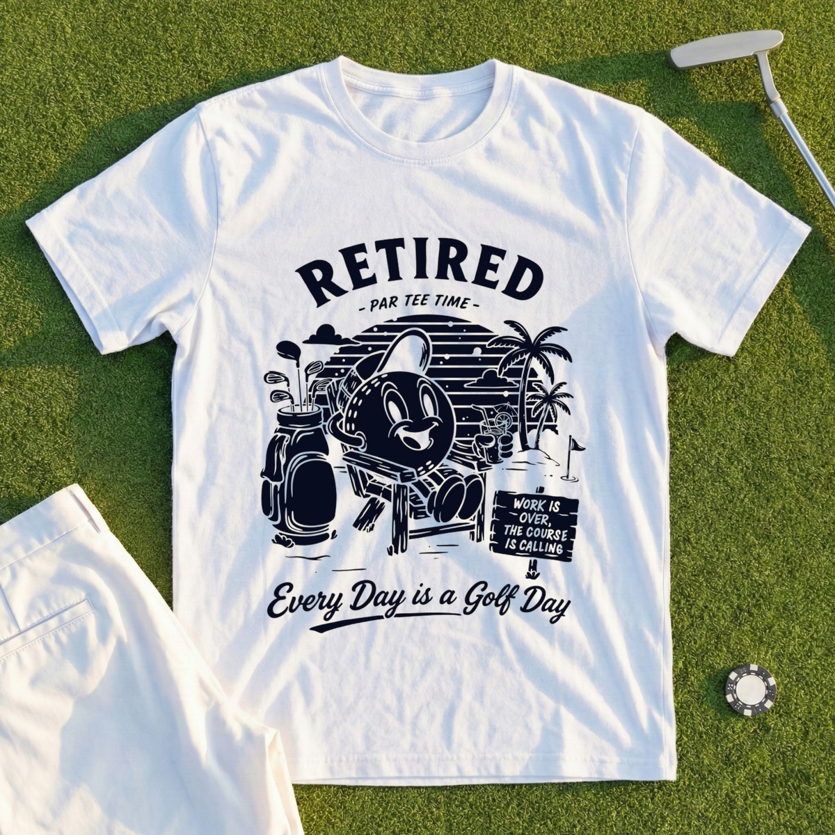 Retired Par Tee Time Tee
