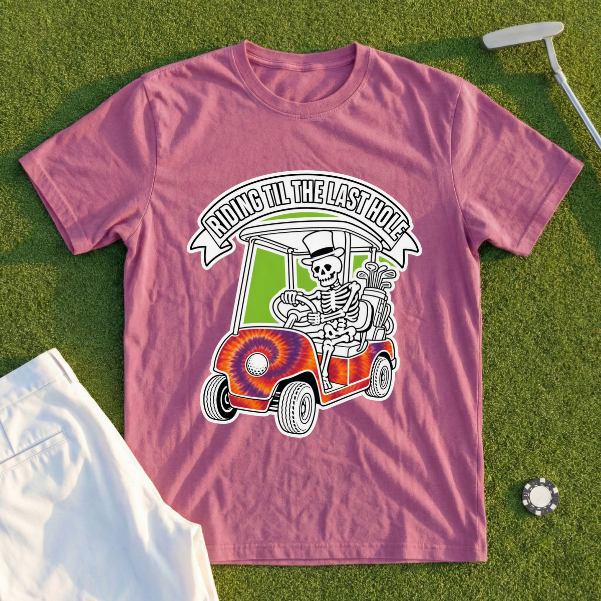 Riding Til The Last Hole Tee
