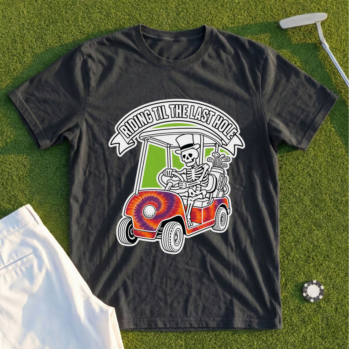 Riding Til The Last Hole Tee
