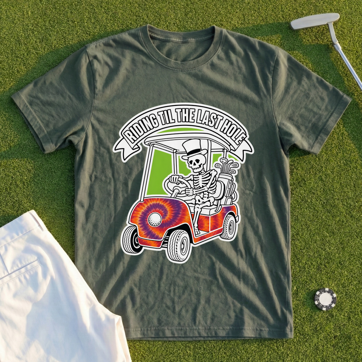 Riding Til The Last Hole Tee