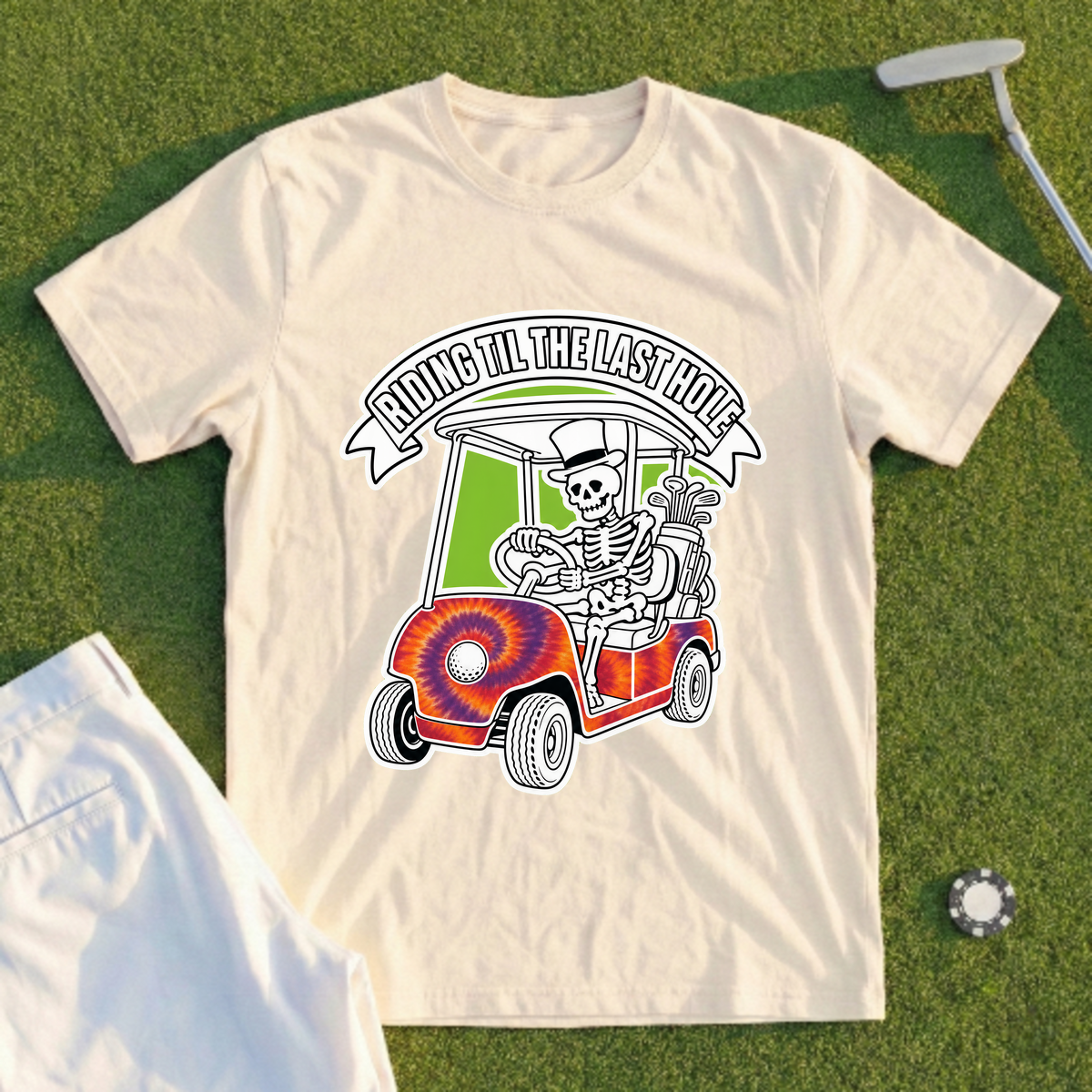 Riding Til The Last Hole Tee