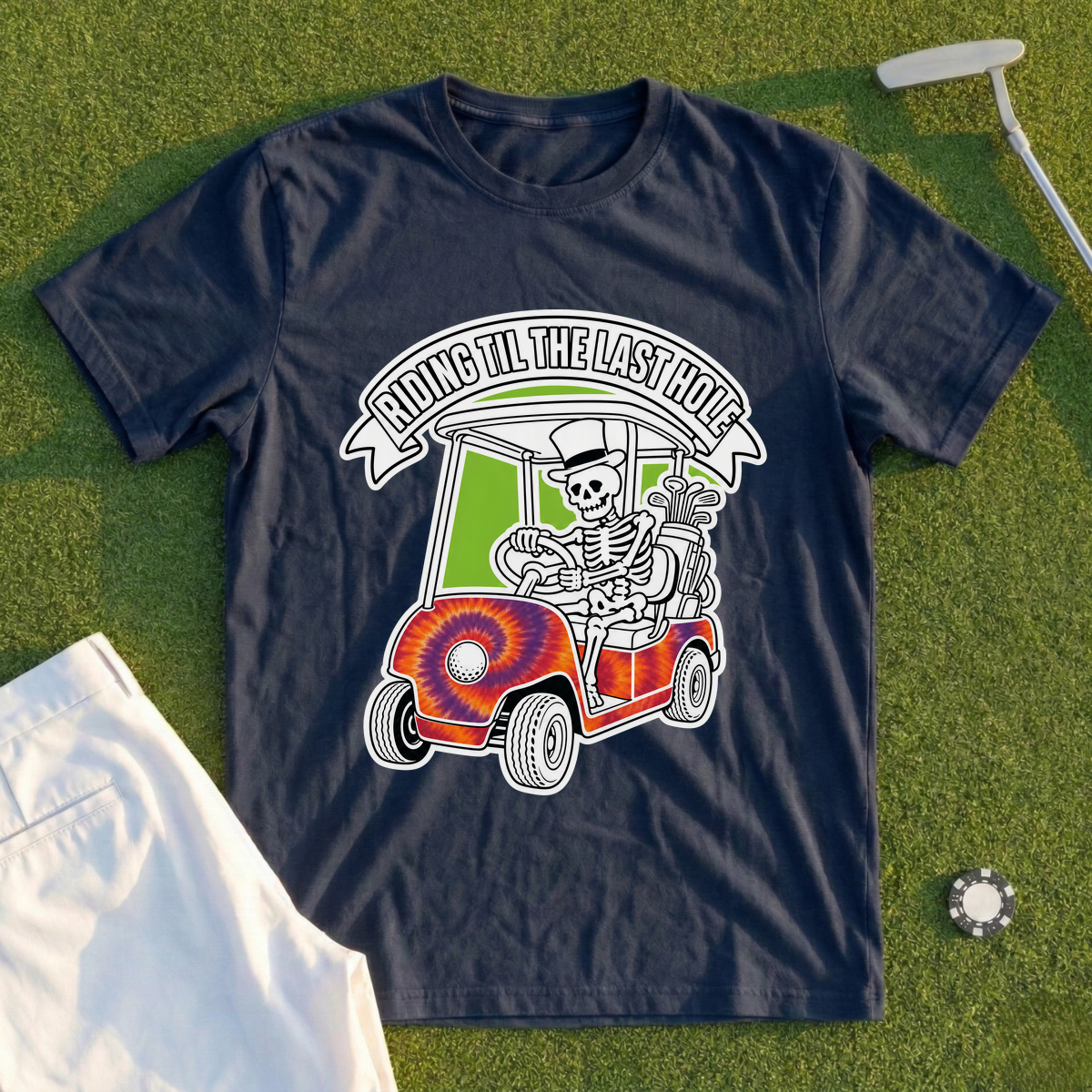Riding Til The Last Hole Tee