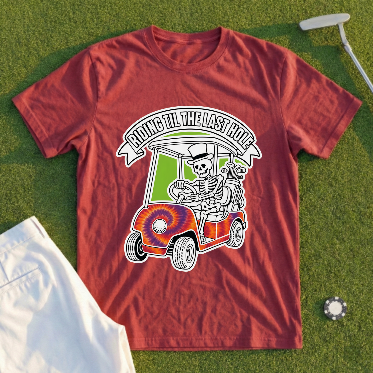 Riding Til The Last Hole Tee