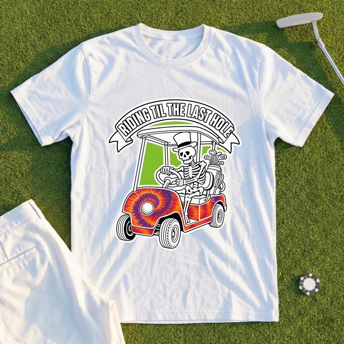 Riding Til The Last Hole Tee