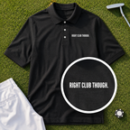 Right Club Though Dimples Performance Polo
