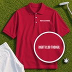Right Club Though Dimples Performance Polo