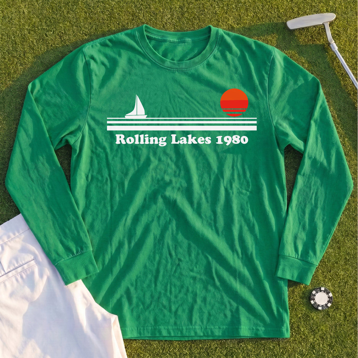 Rolling Lakes Yacht Club 1980 Long Sleeve Tee