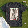 Rose Skeleton Ace Of Clubs Tee