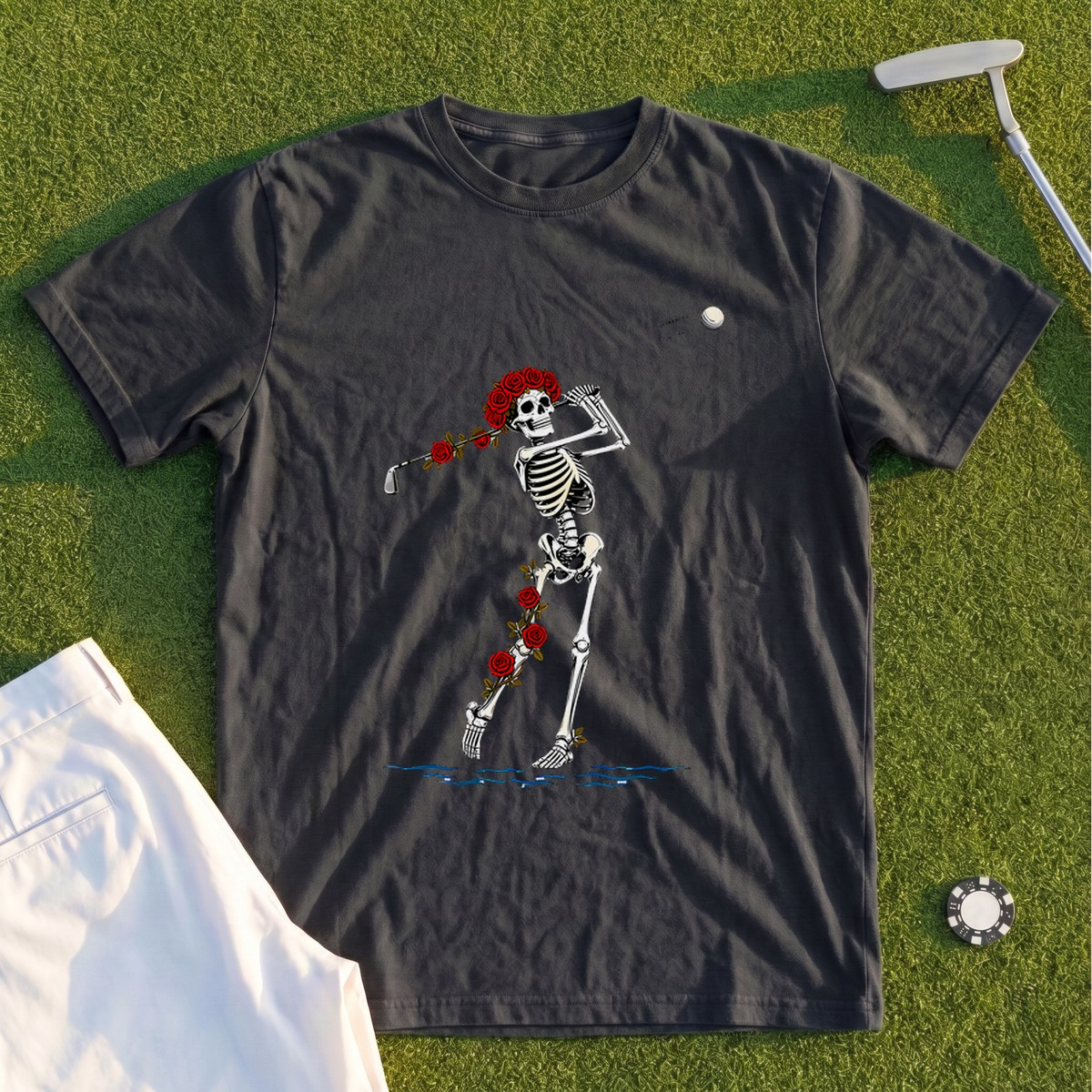 Rose Skeleton Approach Premium Tee