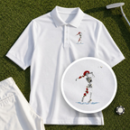Rose Skeleton Approach Over Water Performance Polo - Shanked Right