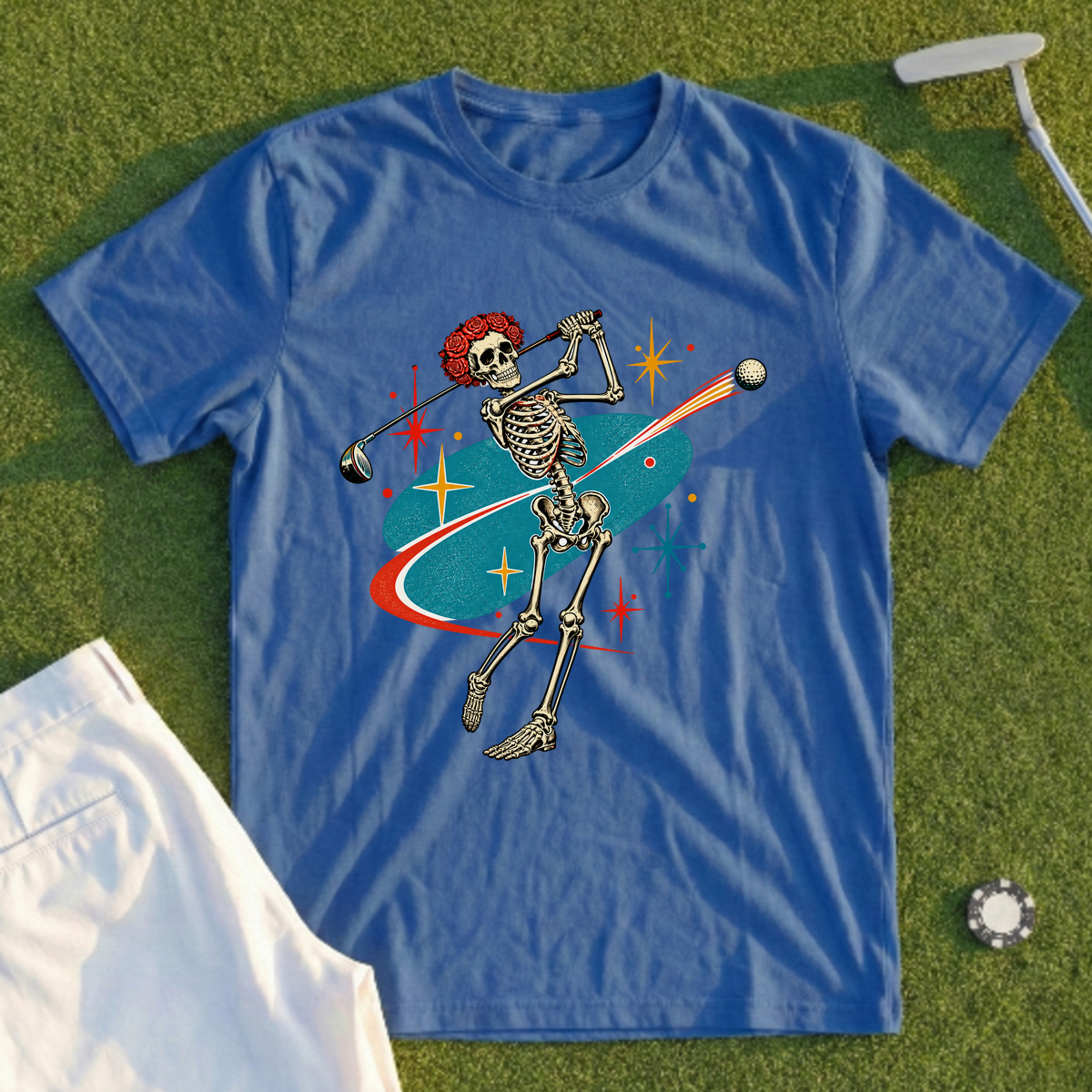 Rose Skeleton Atomic Tee