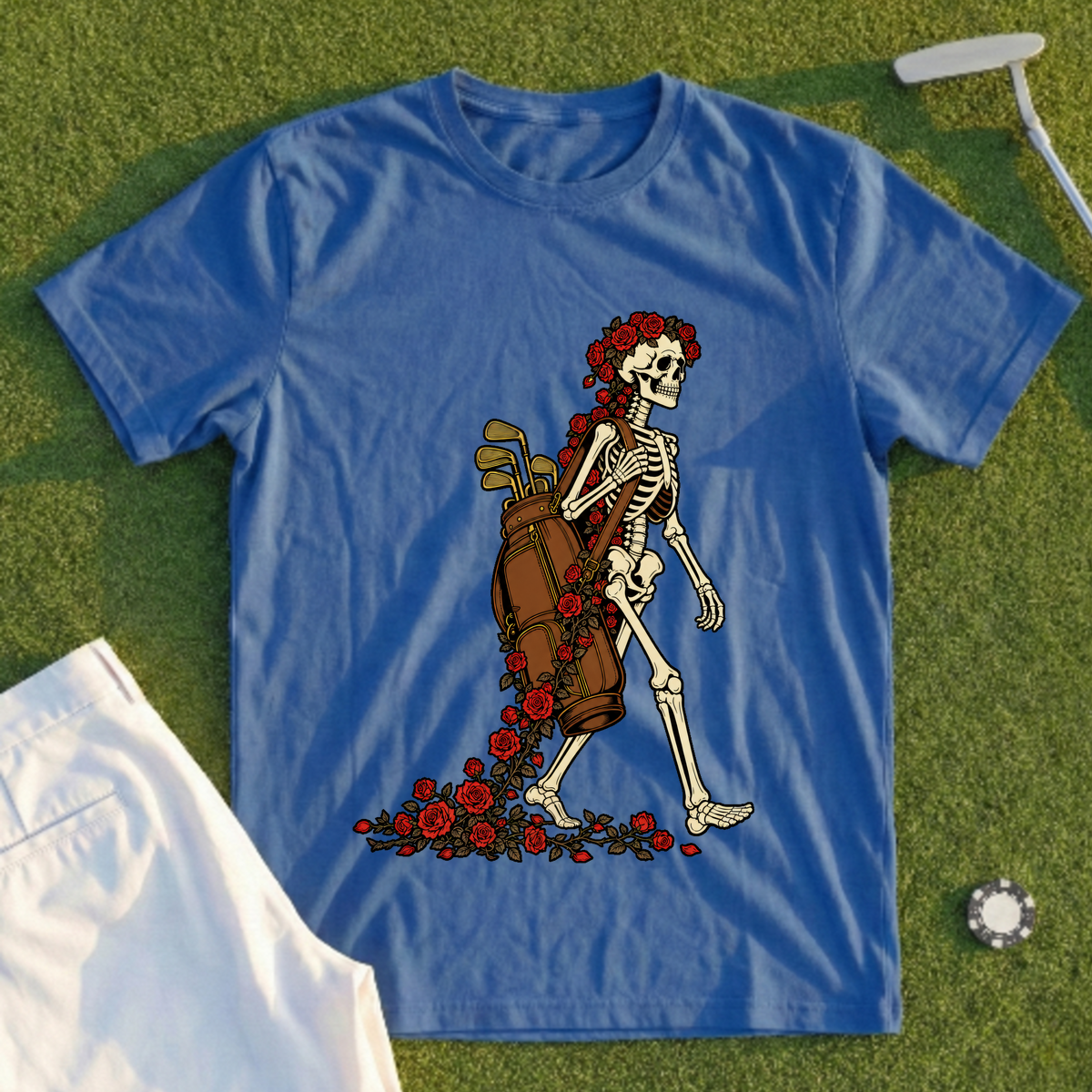 Rose Skeleton Bag Carry Tee