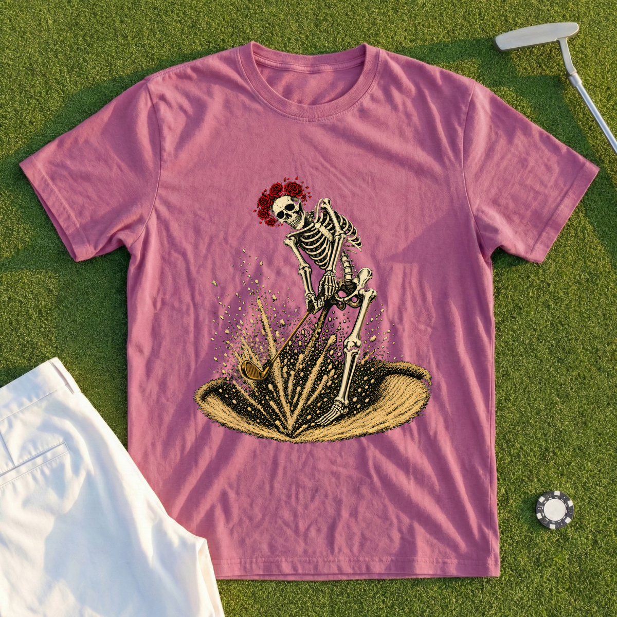 Rose Skeleton Bunker Blast Tee