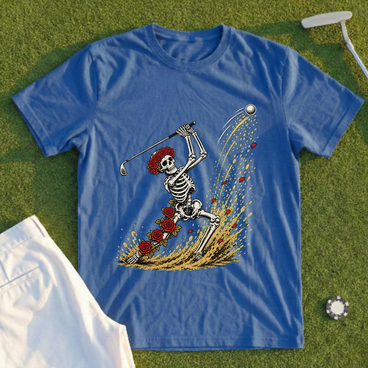 Rose Skeleton Bunker Escape Tee