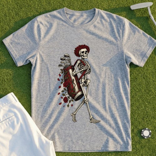 Rose Skeleton Caddy Tee - Shanked Right