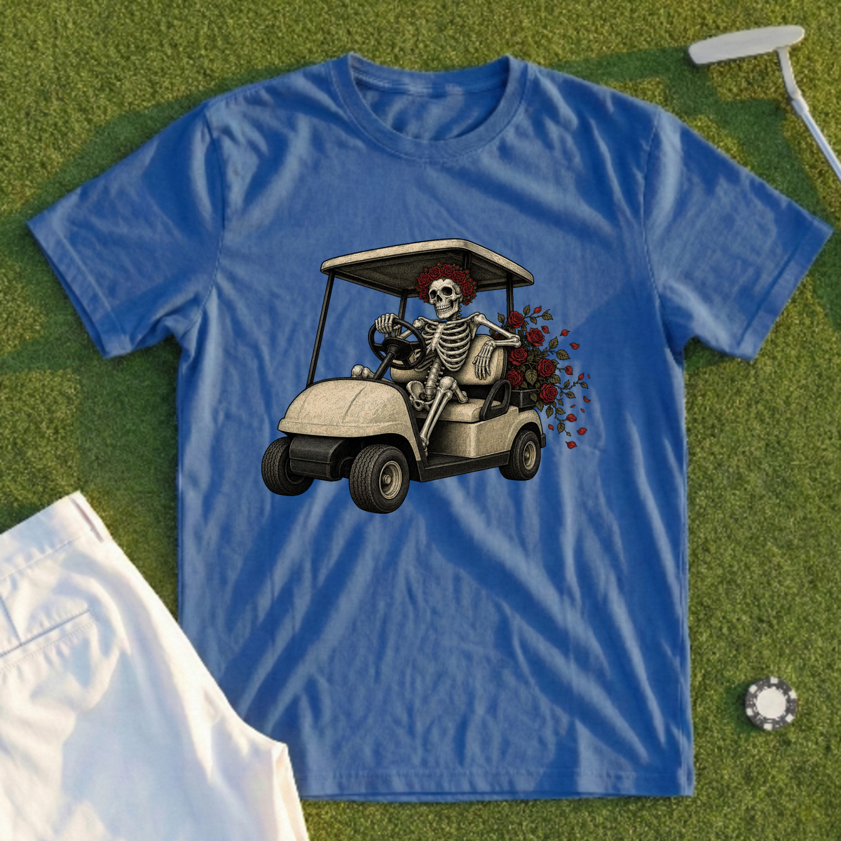 Rose Skeleton Cart Tee