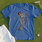 Rose Skeleton Charcoal Tee